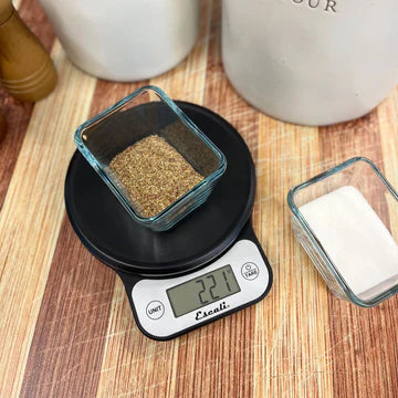 Escali Telero Black Digital Kitchen Scale by Kitchen Niche