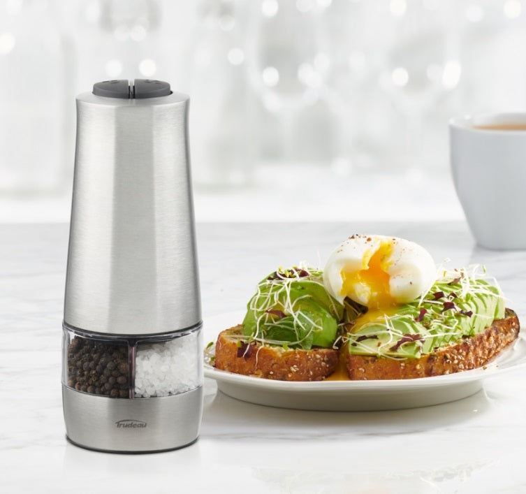 Trudeau 2 in 1 Electric Salt Mill & Pepper Mill Combo by Kitchen Niche