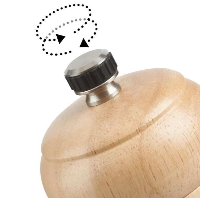 Trudeau Capri Pepper Mill & Salt Mill Set – 8" by Kitchen Niche