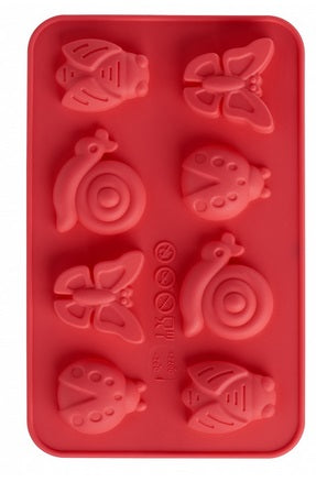 Trudeau Set of 2 Silicone Bugs Shaped Chocolate Molds by Kitchen Niche