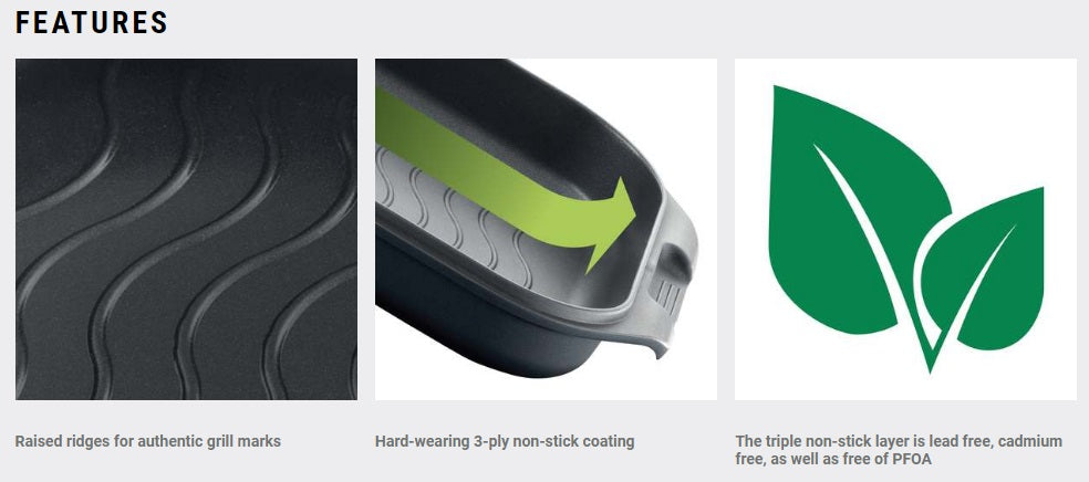 Trudeau Heroic Rectangular Roaster & Grill by Kitchen Niche