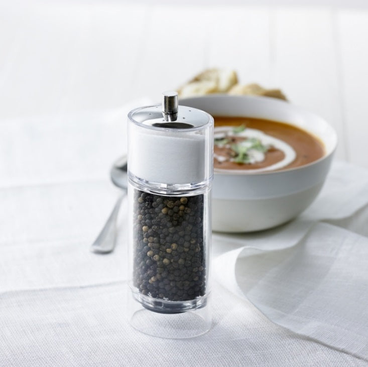 Trudeau Jena Pepper Mill with Salt Shaker Combo 6.5" by Kitchen Niche