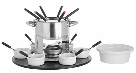 Trudeau Laila 3-in-1 Fondue Set with Rotating Base by Kitchen Niche