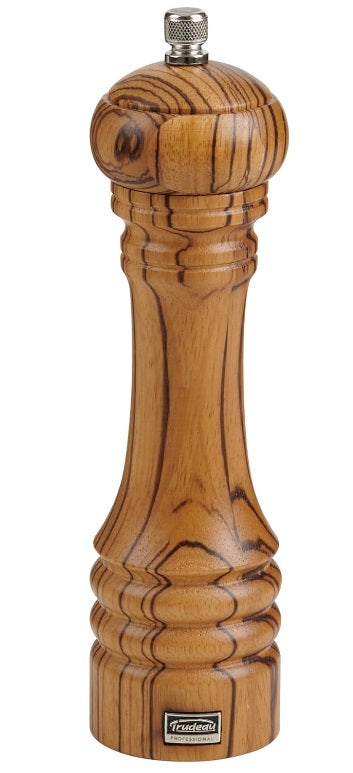 Trudeau Professional Salt Mill Zebrawood 9" by Kitchen Niche