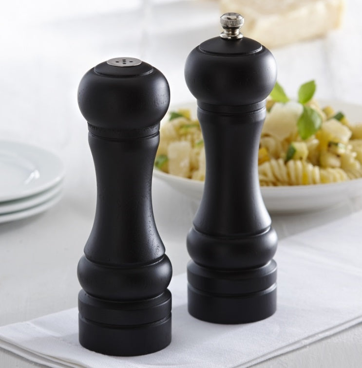 Trudeau Seville Pepper Mill & Salt Shaker – 6" by Kitchen Niche
