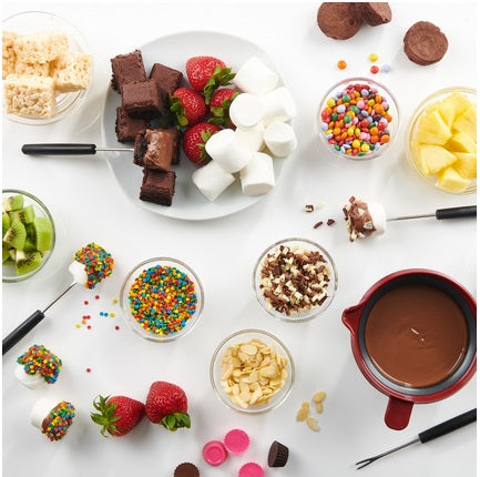 Trudeau Electric Chocolate Fondue Set by Kitchen Niche