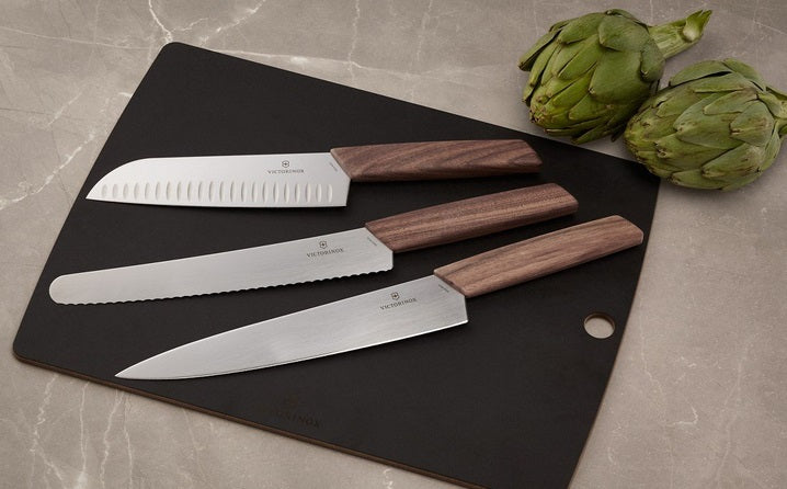 Victorinox Modern Carving Knife with Walnut Handle by Kitchen Niche