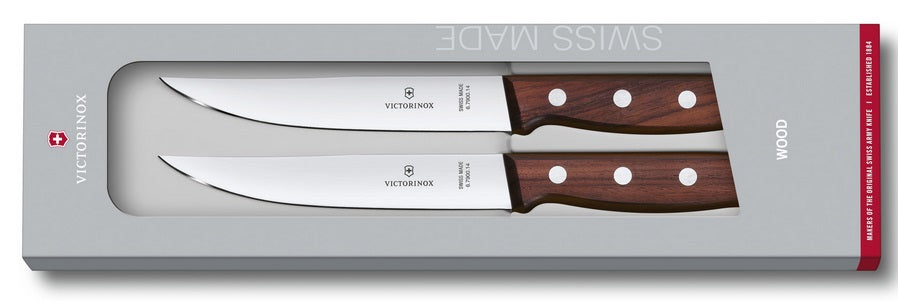 Victorinox Rosewood Steak Knife Set of 2 by Kitchen Niche