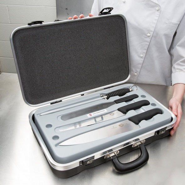 Victorinox 14-Piece Fibrox Knife Set with Case by Kitchen Niche