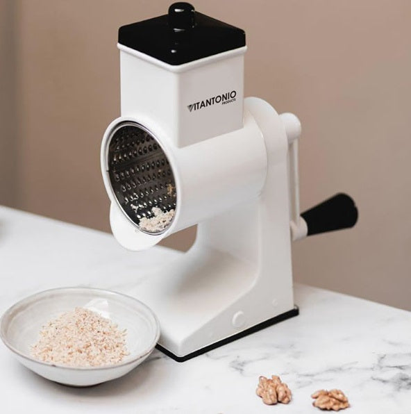 Vitantonio Large Rotary Cheese & Nut Grater by Kitchen Niche