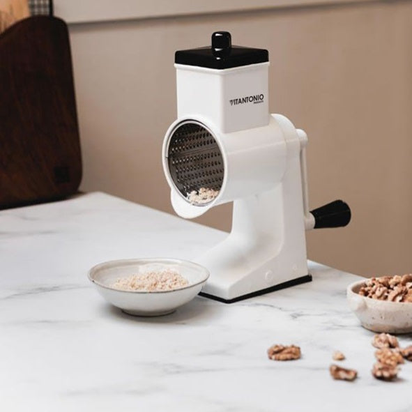Vitantonio Large Rotary Cheese & Nut Grater by Kitchen Niche