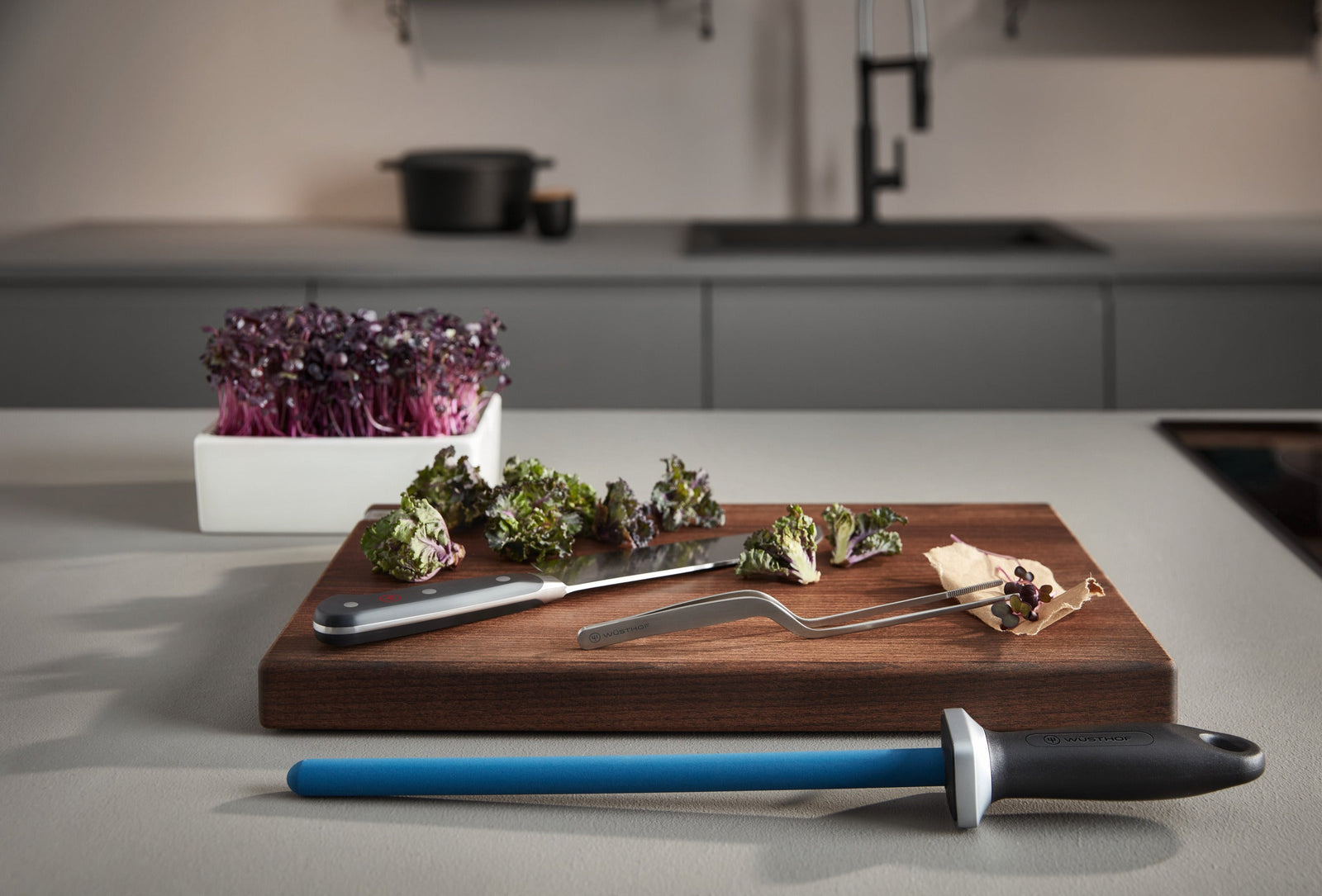 Wüsthof Thermo Wood Cutting Board – 40 × 25 × 3 cm by Kitchen Niche