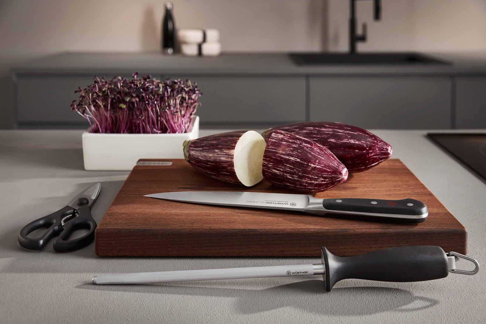 Wüsthof Honing Steel – 9" Wusthof by Kitchen Niche