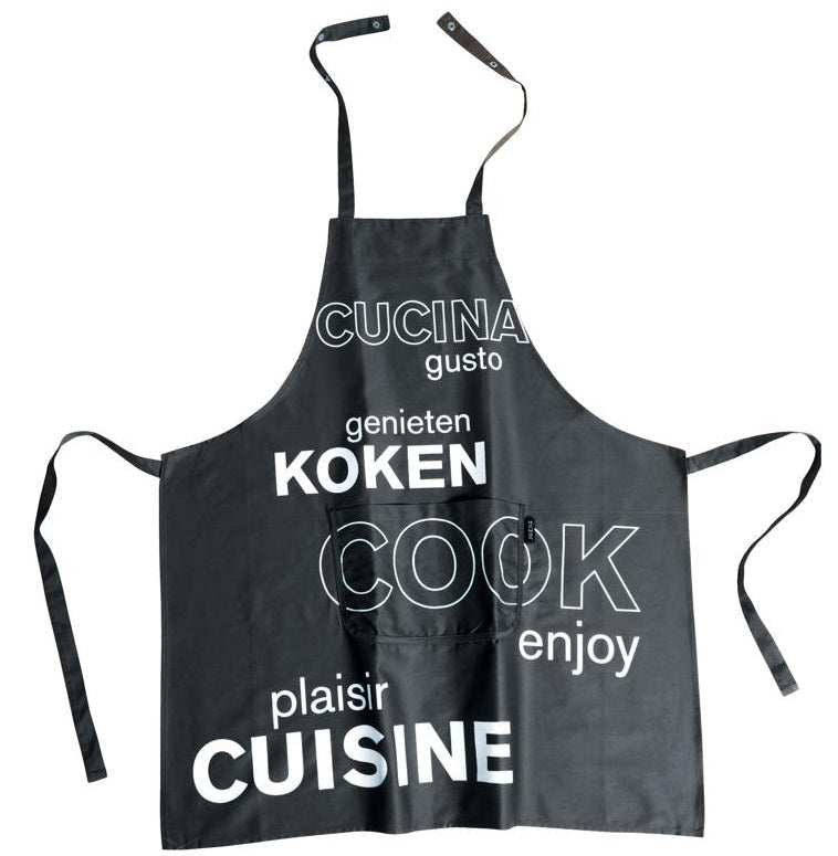 Ziczac Grey Cook / Cuisine Apron by Kitchen Niche