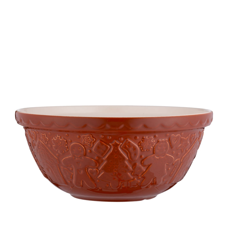 Mason Cash Gingerbread Mixing Bowl – Brown – 11.75"