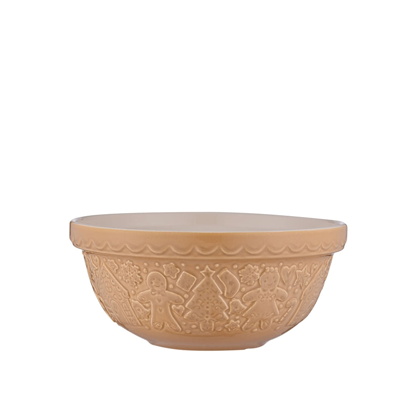 Mason Cash Gingerbread Mixing Bowl – Beige – 9.75"