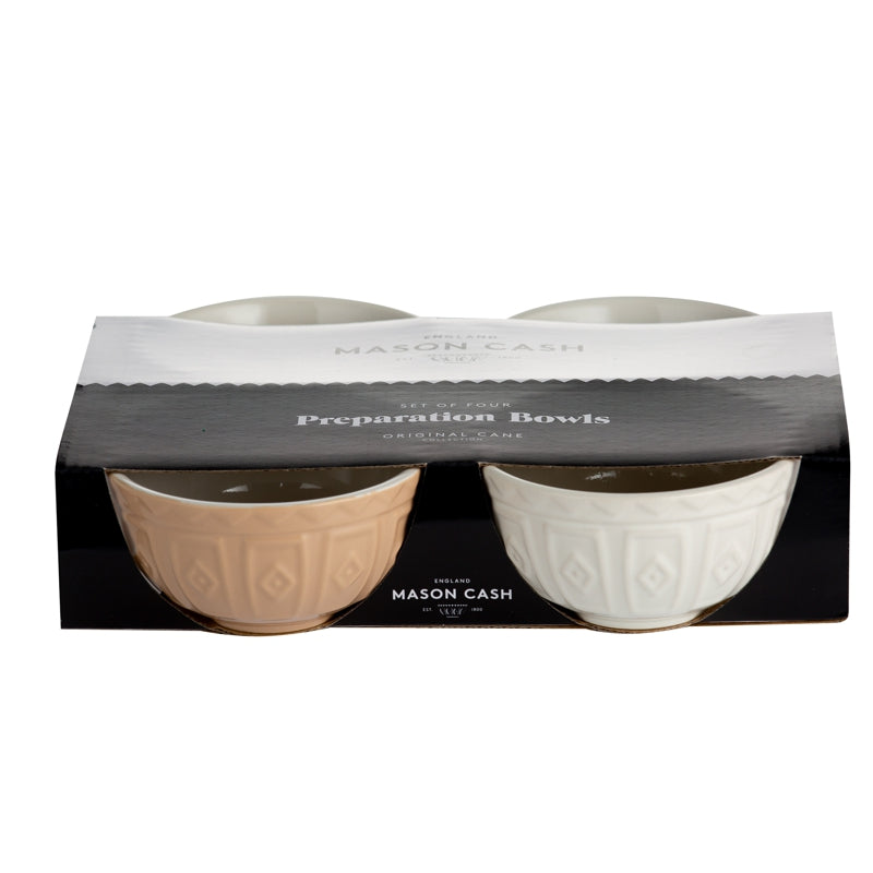 Mason Cash Mini Bowls – Cream/Tan – 175 ml – Set of 4