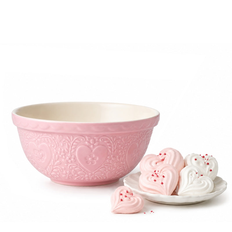 Mason Cash Sweet Hearts Mixing Bowl – Pink – 8.25"