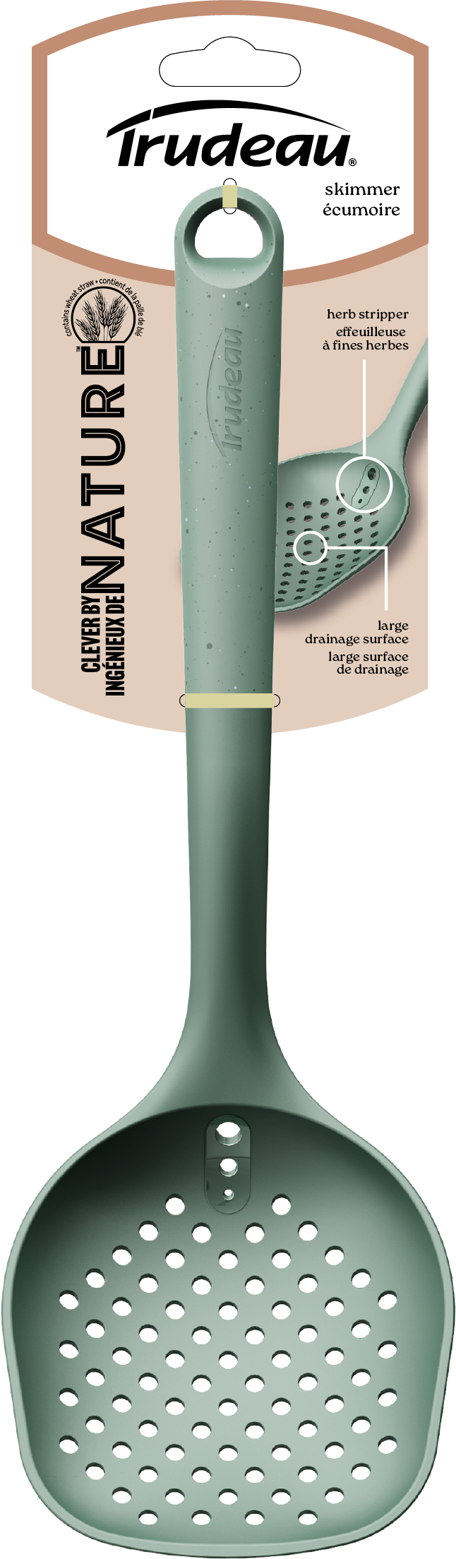 Trudeau Nylon Skimmer – Green by Kitchen Niche