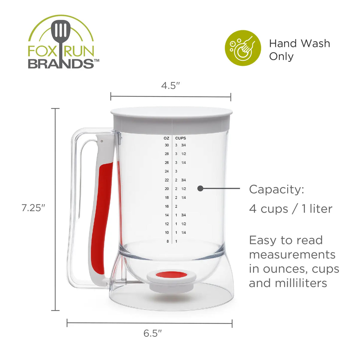 Fox Run Pancake Batter Dispenser