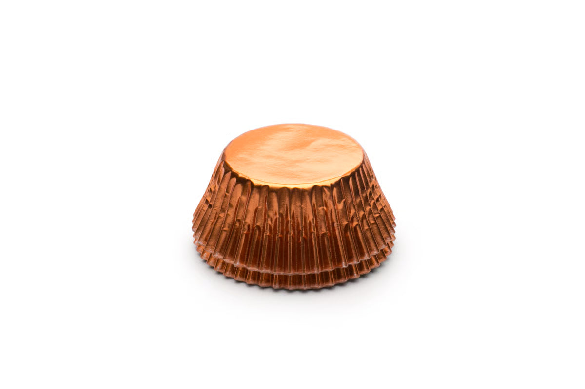 Fox Run Orange Foil Baking Cups, Set of 32