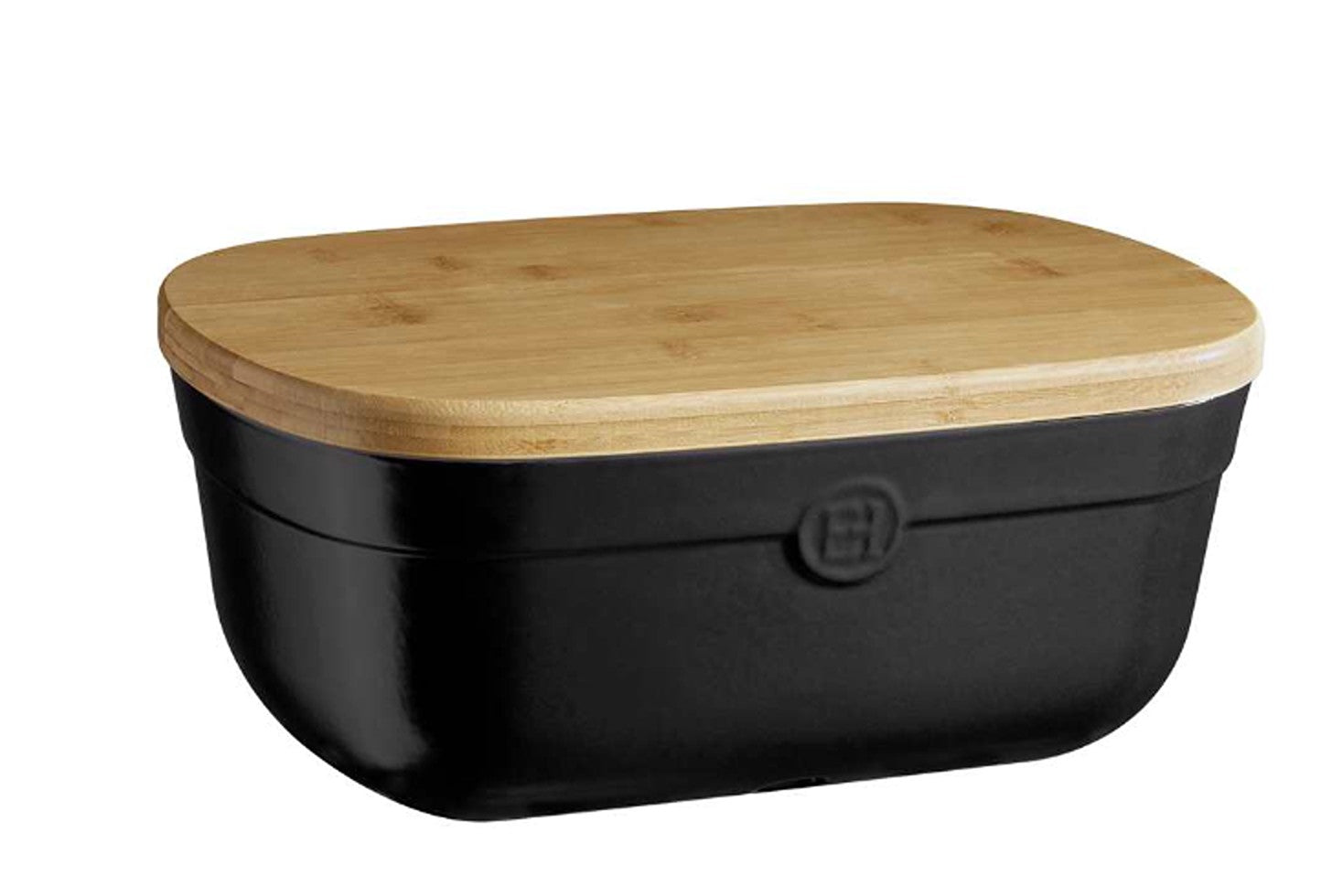 Emile Henry Bread Box Truffle Black
