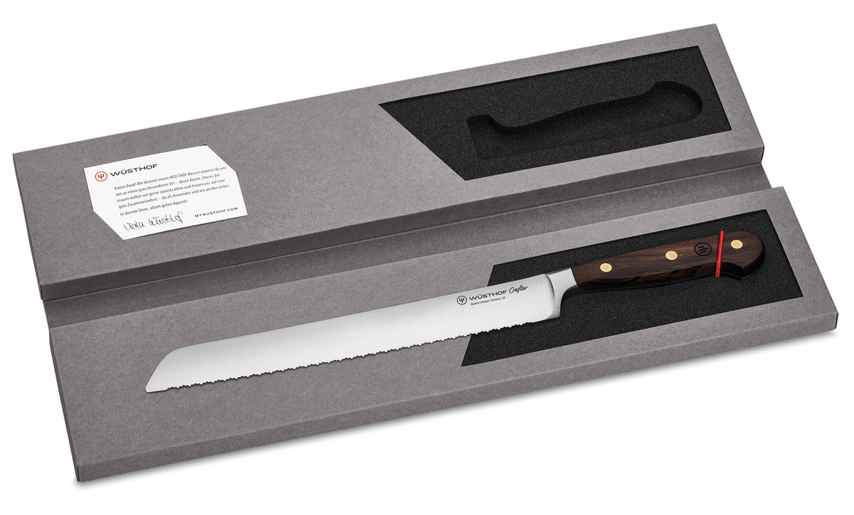 Wüsthof Crafter Double Serrated Bread Knife – 9" Wusthof by Kitchen Niche