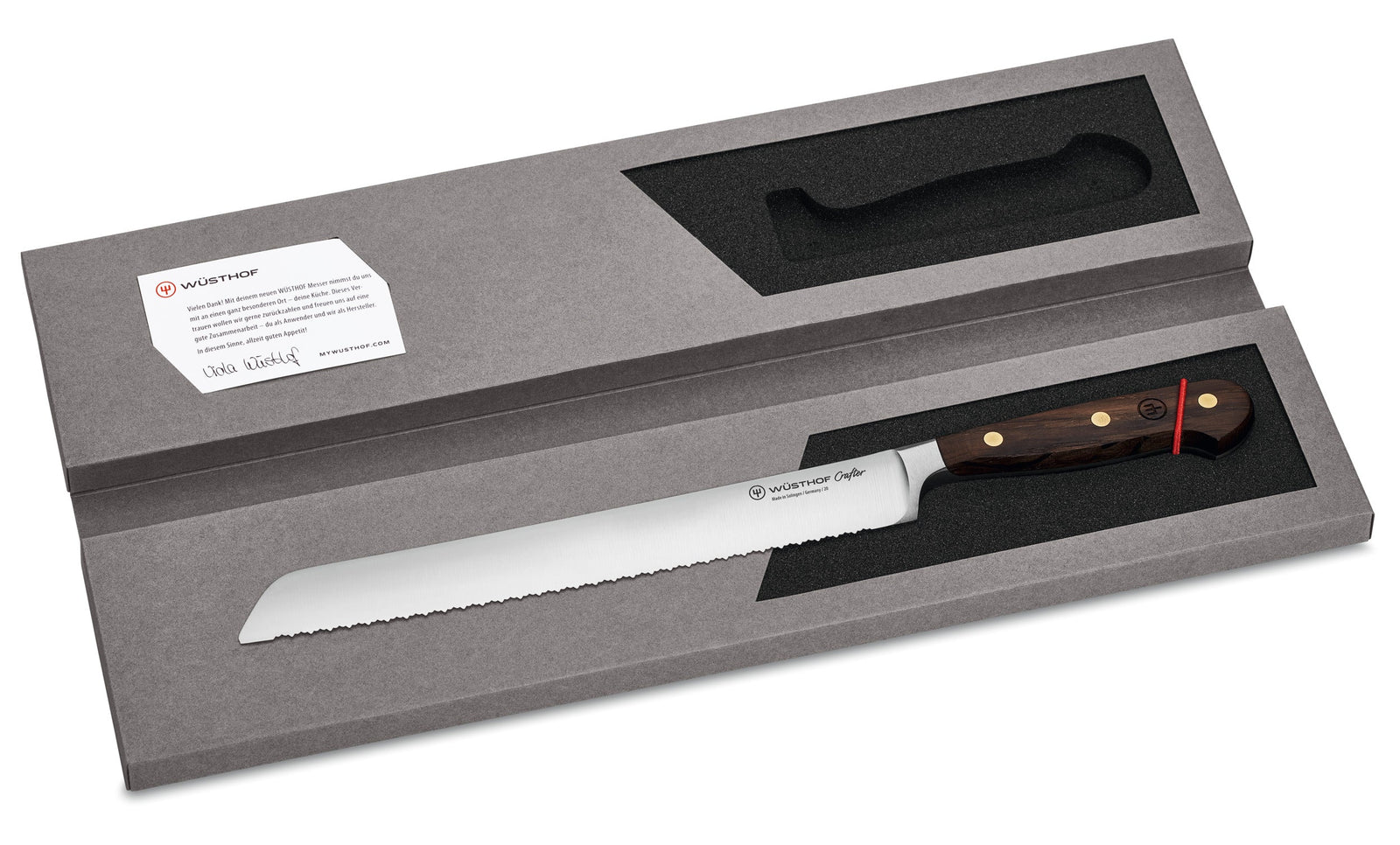 Wüsthof Crafter Double Serrated Bread Knife – 9" Wusthof by Kitchen Niche