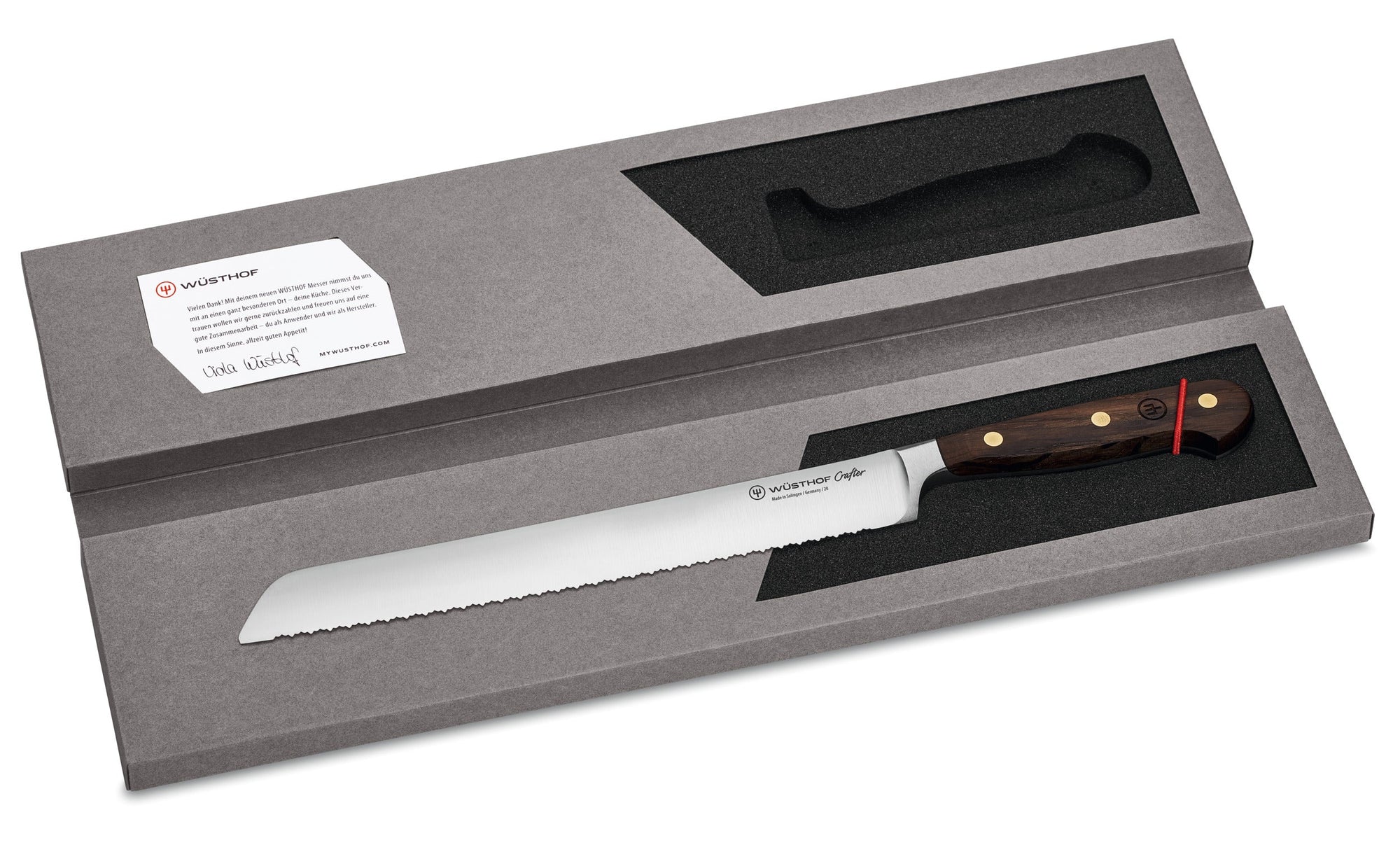 Wüsthof Crafter Double Serrated Bread Knife – 9" Wusthof by Kitchen Niche