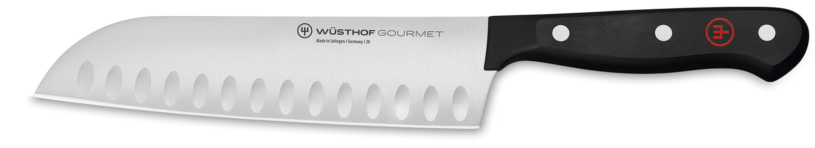 Wüsthof Gourmet Hollow Ground Santoku Knife – 7" Wusthof by Kitchen Niche