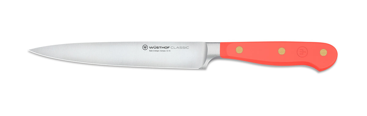 Wüsthof Classic Coral Peach Sandwich Knife – 6&quot; Wusthof by Kitchen Niche