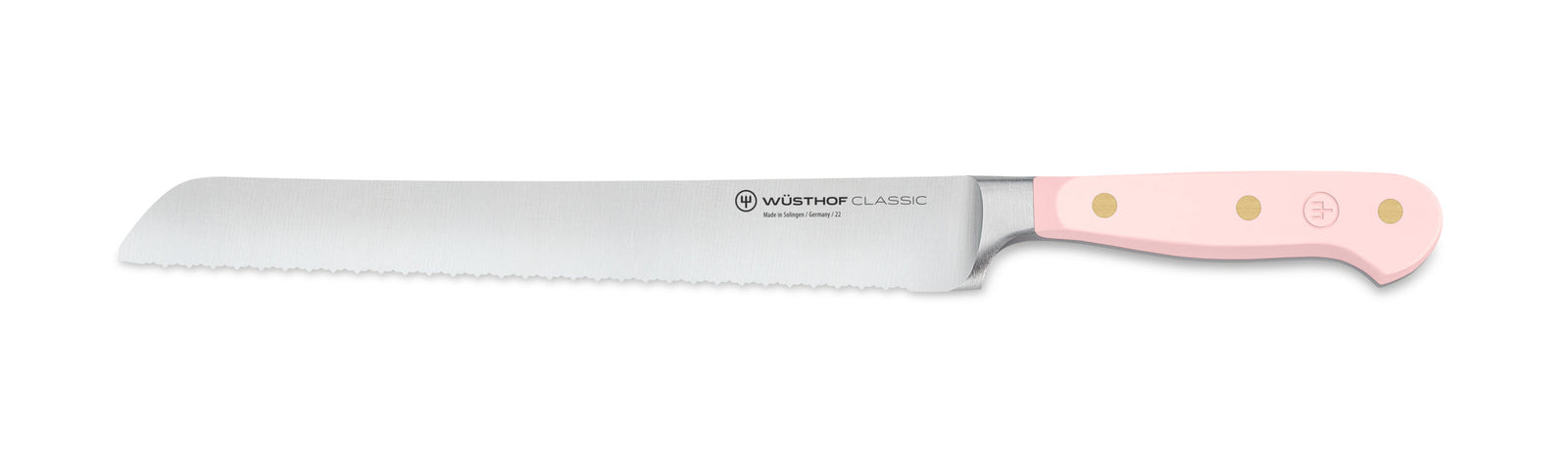 Wüsthof Classic Pink Himalayan Salt Double Serrated Bread Knife – 9" Wusthof by Kitchen Niche