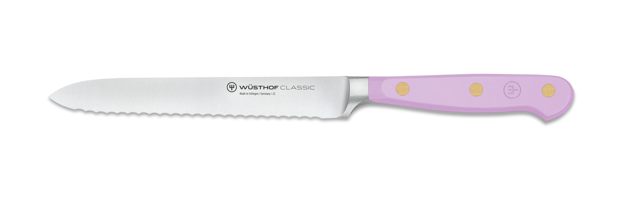 Wüsthof Classic Purple Yam Serrated Utility Knife – 5" Wusthof by Kitchen Niche