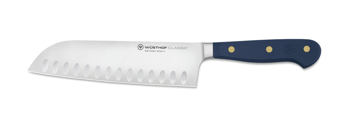 Wüsthof Classic Wild Blueberry Hollow Ground Santoku Knife – 7" Wusthof by Kitchen Niche