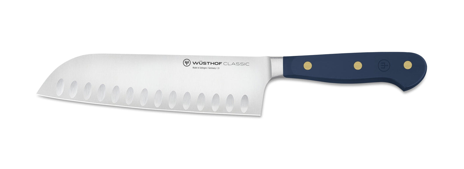Wüsthof Classic Wild Blueberry Hollow Ground Santoku Knife – 7" Wusthof by Kitchen Niche
