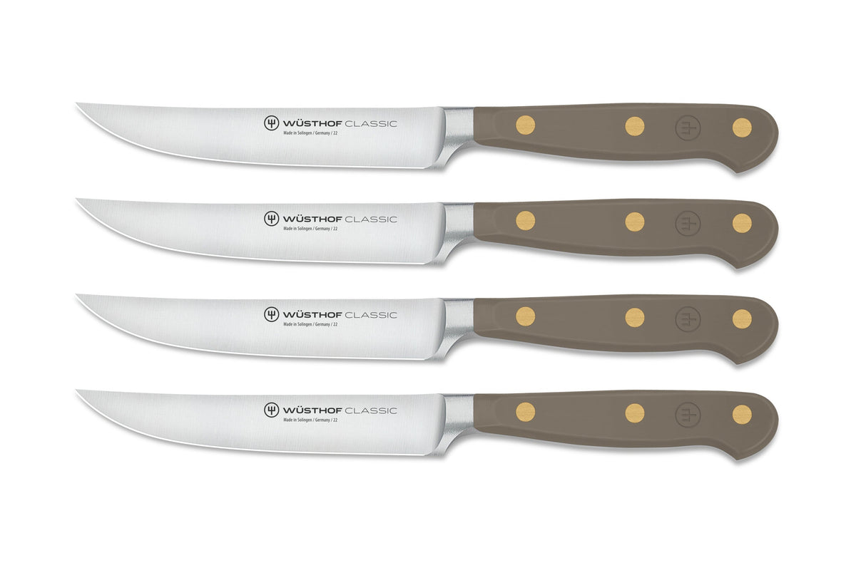 Wüsthof Classic Velvet Oyster Steak Knife Set – 4-pcs. Wusthof by Kitchen Niche