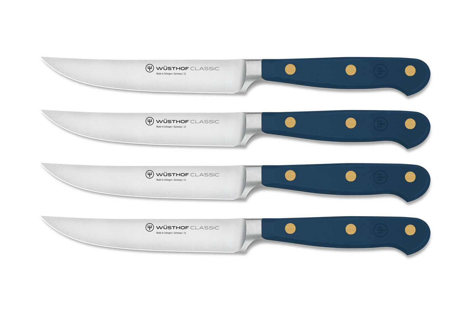 Wüsthof Classic Wild Blueberry Steak Knife Set – 4-pcs. Wusthof by Kitchen Niche