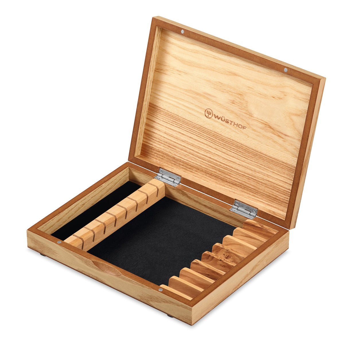 Wüsthof Mignon Steak Knife Set – 8 pcs. Stainless in Olivewood Gift Box Wusthof by Kitchen Niche