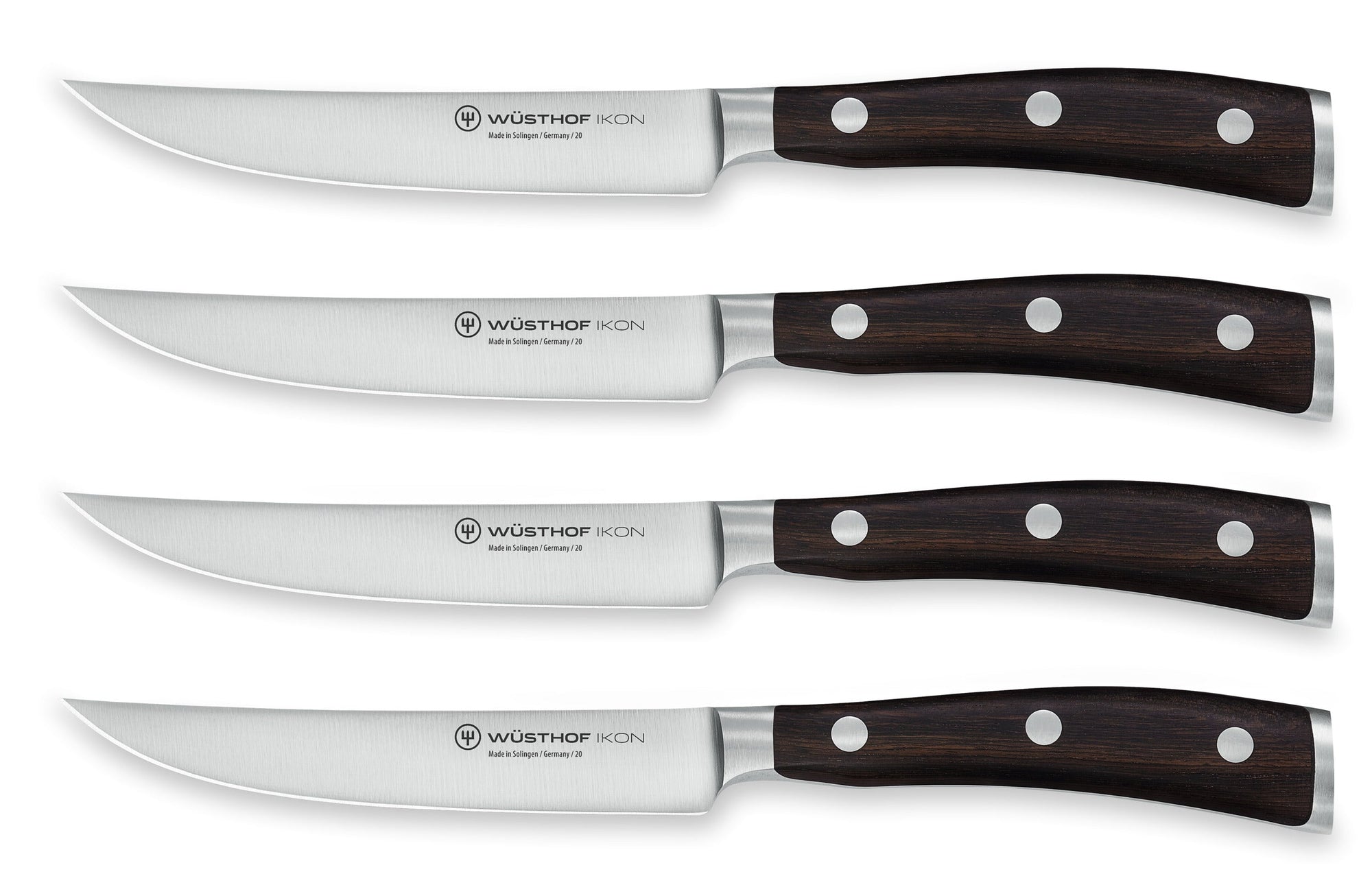 Wüsthof Ikon Steak Knife Set – 4 pcs. Wusthof by Kitchen Niche