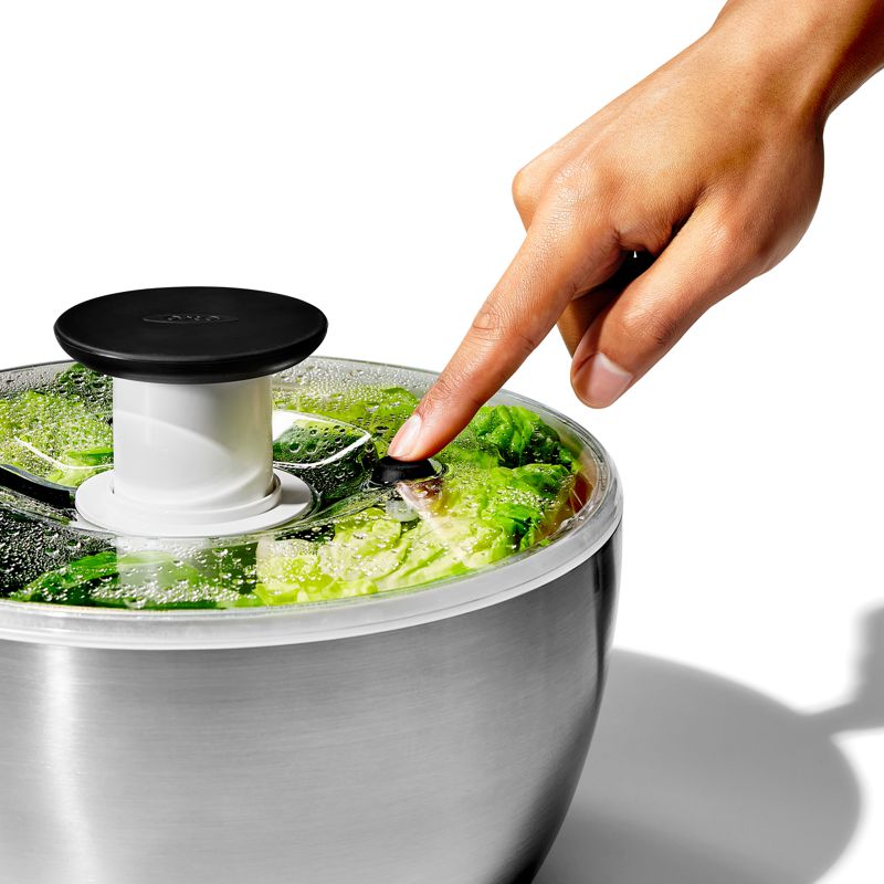 OXO Steel Large Stainless Steel Salad Spinner