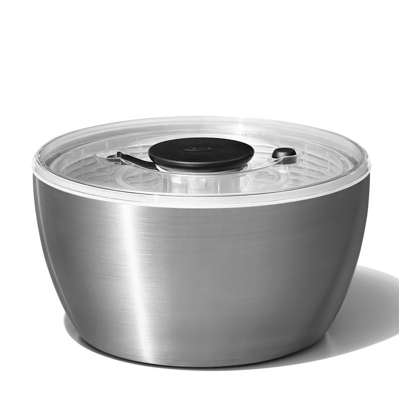 OXO Steel Large Stainless Steel Salad Spinner