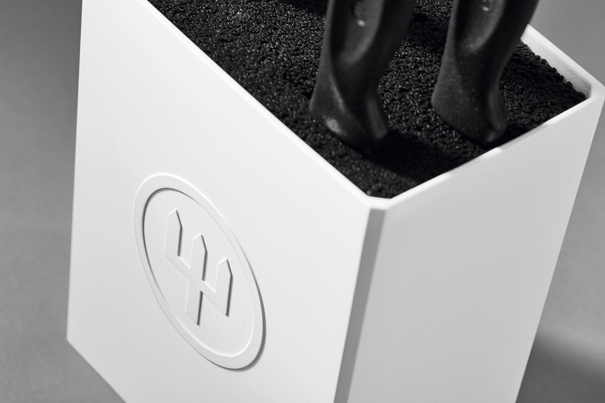 Wüsthof Create Mini Knife Block – White Wusthof by Kitchen Niche
