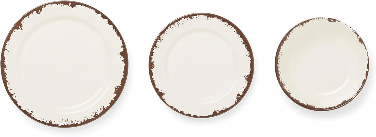 Fox Run Melamine Dinnerware Set, 12 Piece