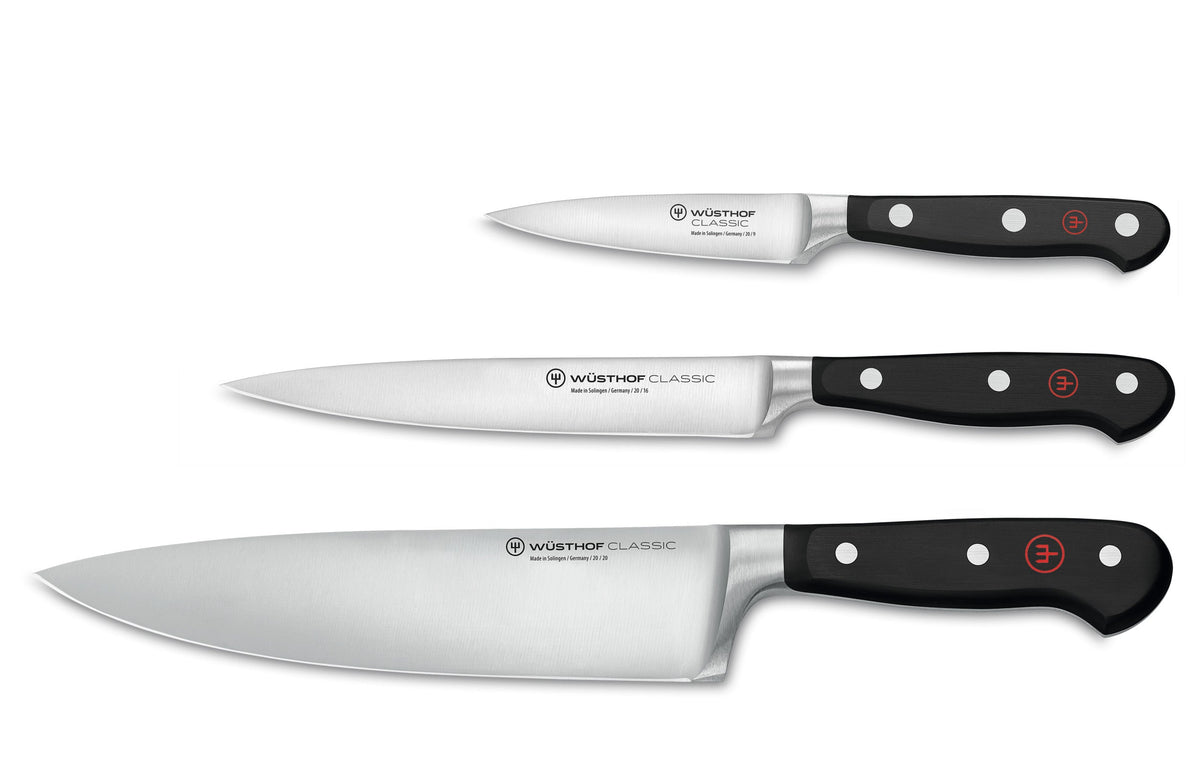 Wüsthof Classic Utility Knife Set – 3-pcs. Wusthof by Kitchen Niche