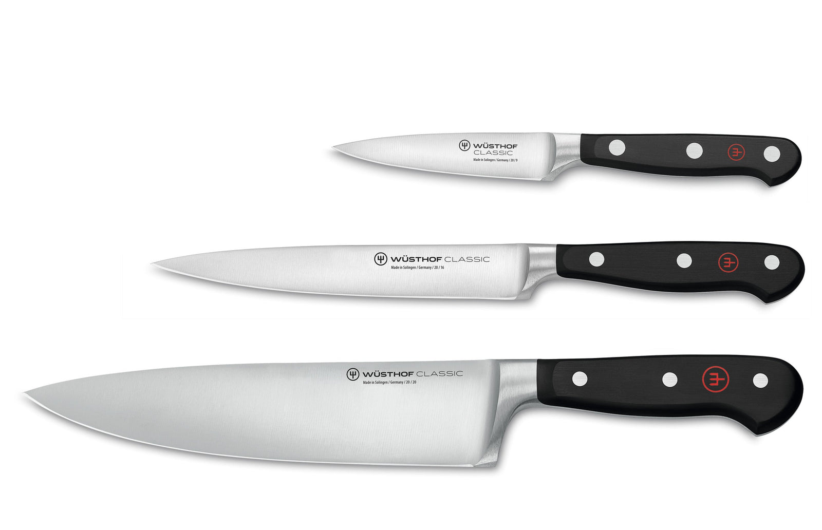 Wüsthof Classic Utility Knife Set – 3-pcs. Wusthof by Kitchen Niche