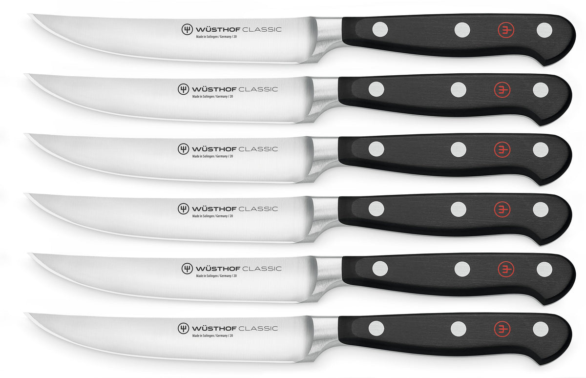 Wüsthof Classic Steak Knife Set – 6-pcs. Wusthof by Kitchen Niche