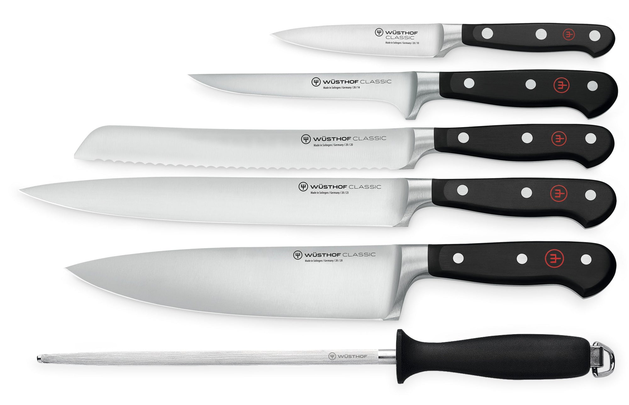 Wüsthof Classic Hosting Knife Set – 6-pcs. Wusthof by Kitchen Niche