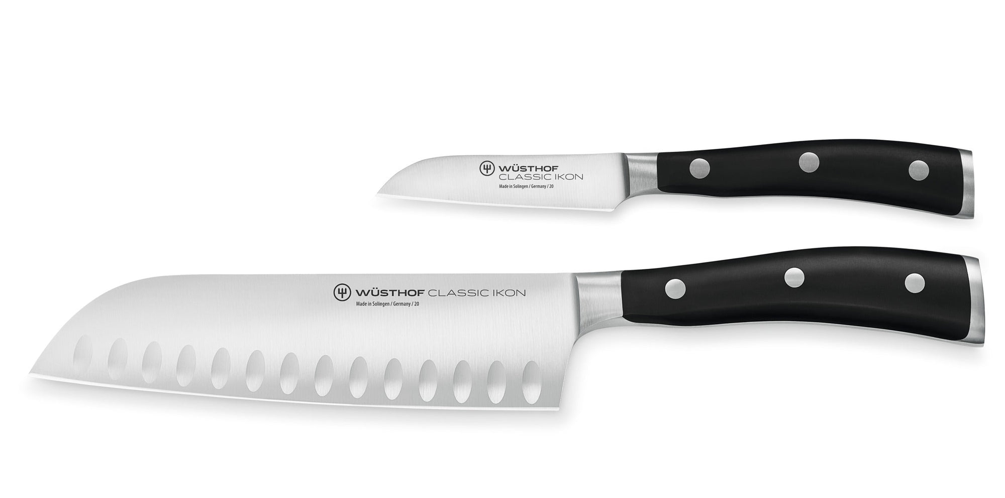 Wüsthof Classic Ikon Asian Prep Knife Set – 2-pcs. Wusthof by Kitchen Niche