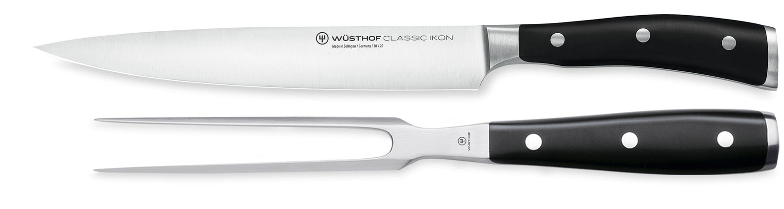 Wüsthof Classic Ikon Carving Set – 2-pcs. Wusthof by Kitchen Niche