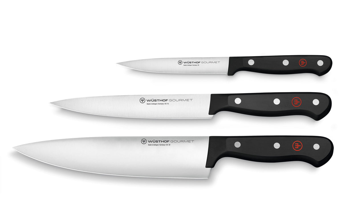 Wüsthof Gourmet Utility Knife Set – 3-pcs. Wusthof by Kitchen Niche
